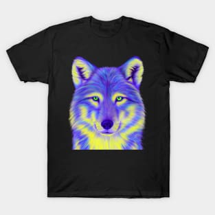 Purple and Yellow Wolf T-Shirt